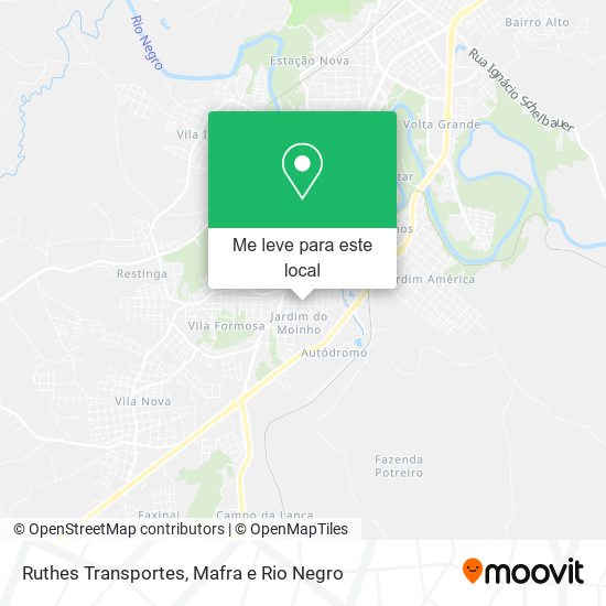 Ruthes Transportes mapa