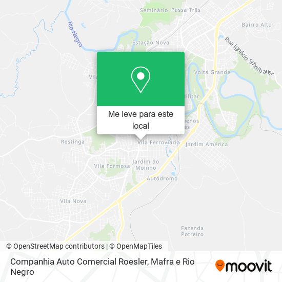 Companhia Auto Comercial Roesler mapa