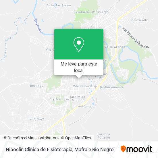 Nipoclin Clinica de Fisioterapia mapa