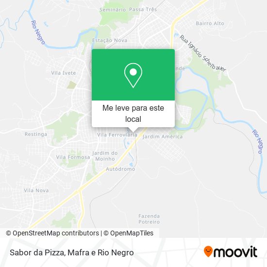 Sabor da Pizza mapa