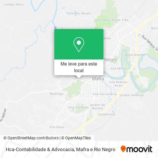 Hca-Contabilidade & Advocacia mapa