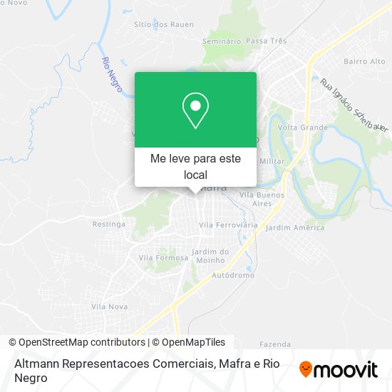 Altmann Representacoes Comerciais mapa