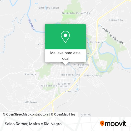 Salao Romar mapa