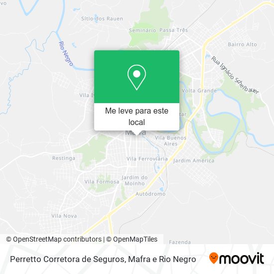 Perretto Corretora de Seguros mapa