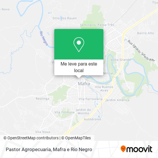 Pastor Agropecuaria mapa