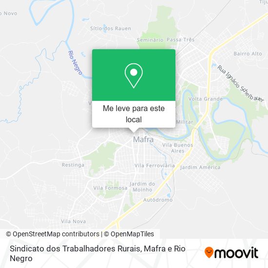 Sindicato dos Trabalhadores Rurais mapa