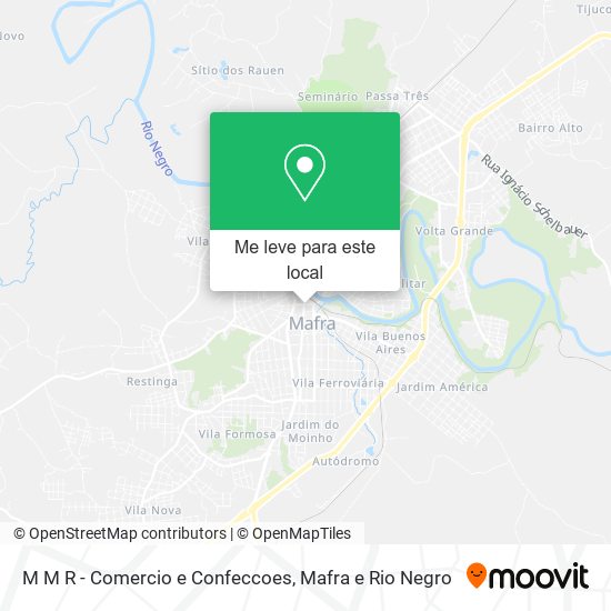 M M R - Comercio e Confeccoes mapa