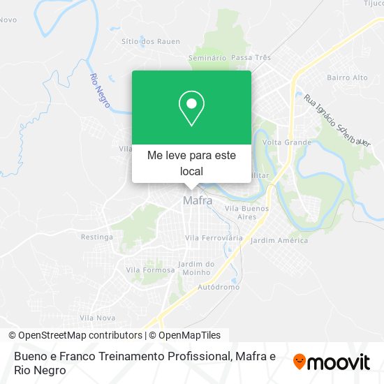 Bueno e Franco Treinamento Profissional mapa