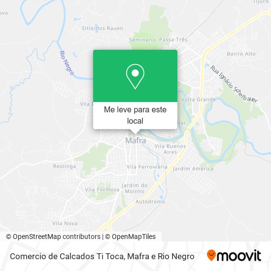 Comercio de Calcados Ti Toca mapa