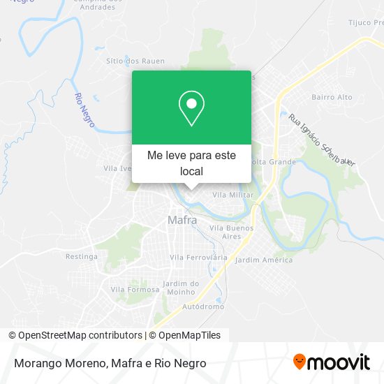 Morango Moreno mapa