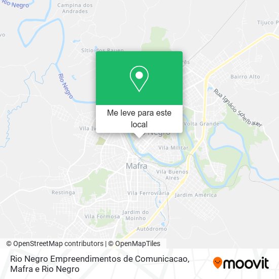 Rio Negro Empreendimentos de Comunicacao mapa