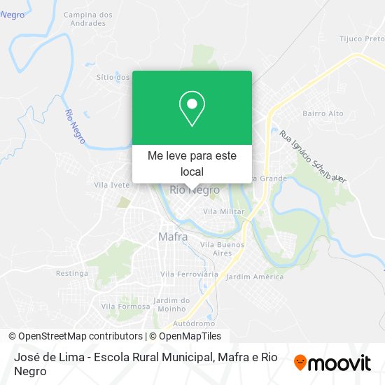 José de Lima - Escola Rural Municipal mapa