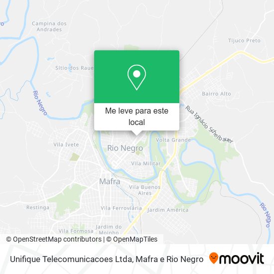 Unifique Telecomunicacoes Ltda mapa