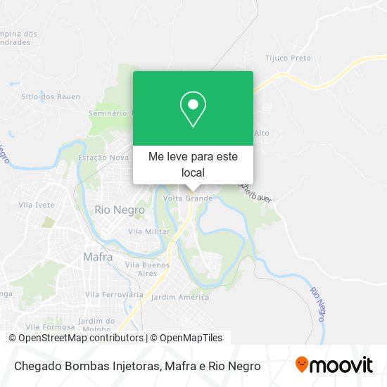 Chegado Bombas Injetoras mapa