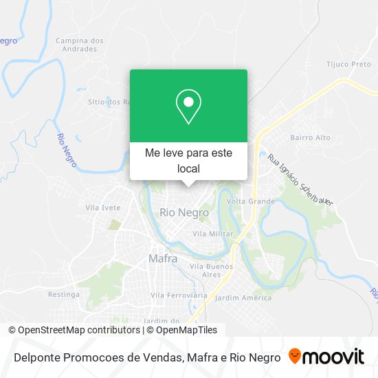 Delponte Promocoes de Vendas mapa