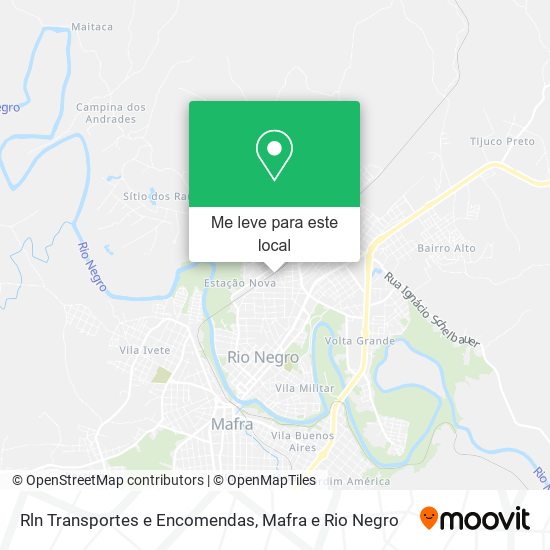 Rln Transportes e Encomendas mapa