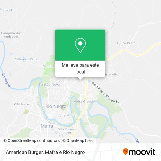 American Burger mapa