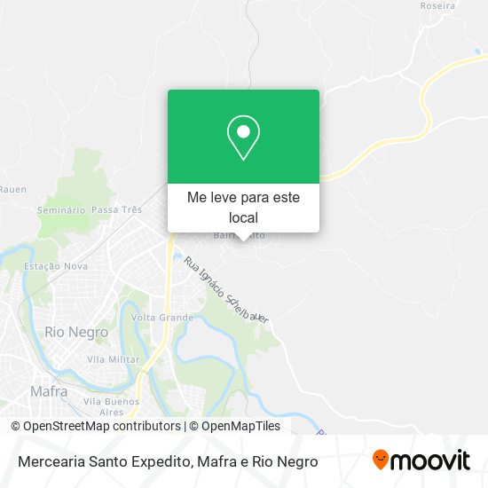 Mercearia Santo Expedito mapa