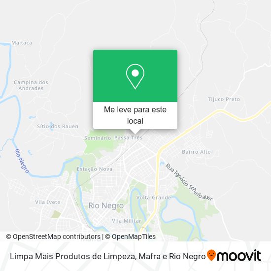 Limpa Mais Produtos de Limpeza mapa