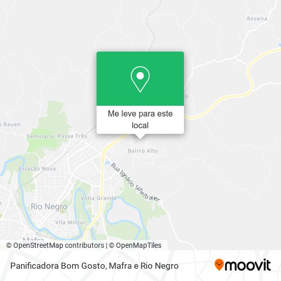 Panificadora Bom Gosto mapa