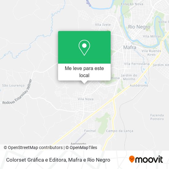 Colorset Gráfica e Editora mapa