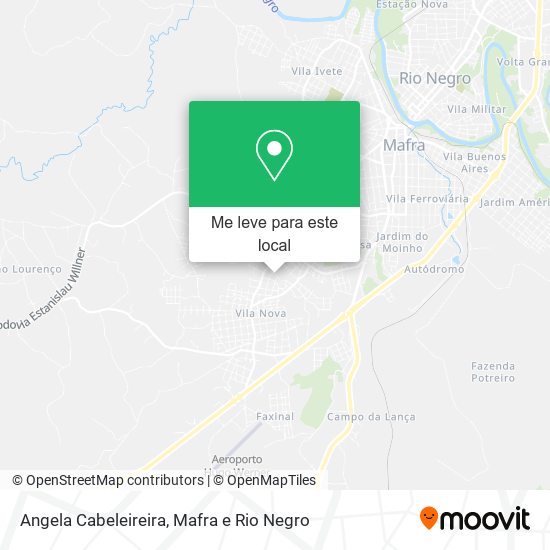 Angela Cabeleireira mapa