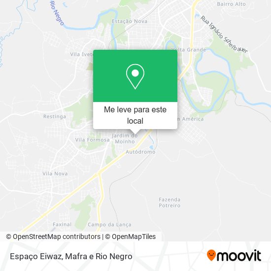 Espaço Eiwaz mapa