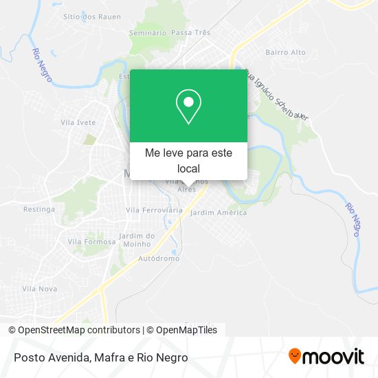 Posto Avenida mapa