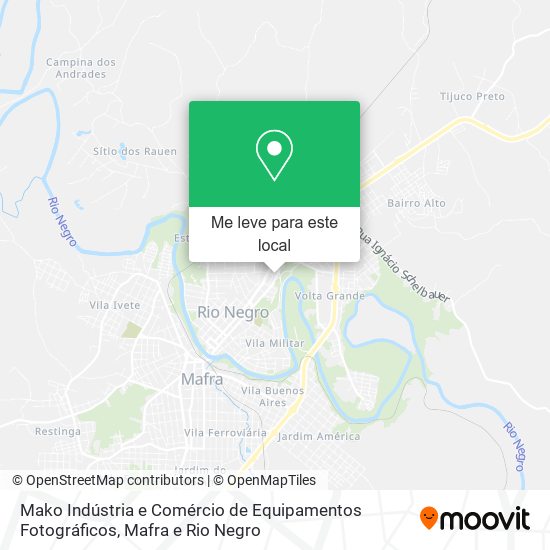 Mako Indústria e Comércio de Equipamentos Fotográficos mapa