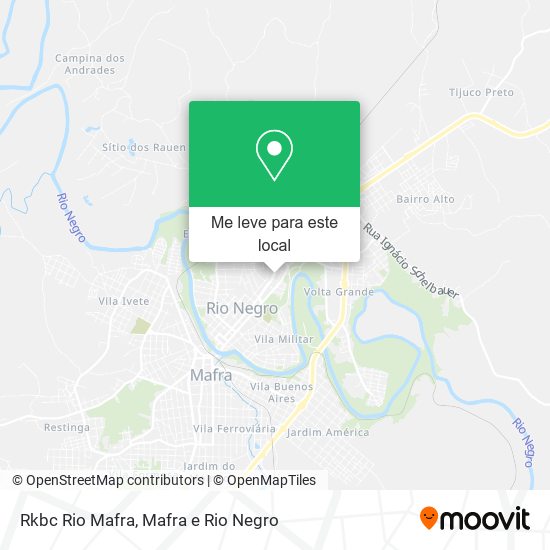 Rkbc Rio Mafra mapa