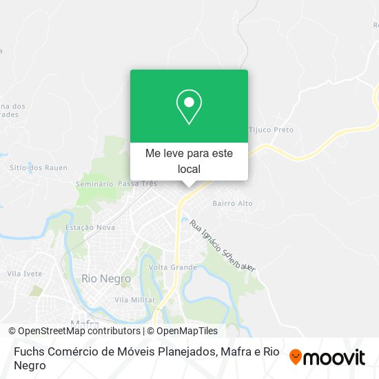 Fuchs Comércio de Móveis Planejados mapa