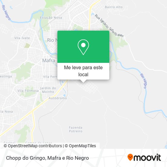Chopp do Gringo mapa