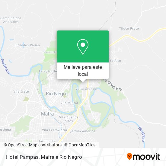 Hotel Pampas mapa