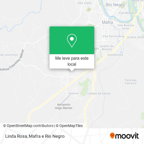 Linda Rosa mapa