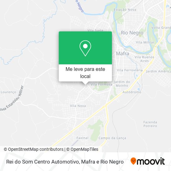 Rei do Som Centro Automotivo mapa