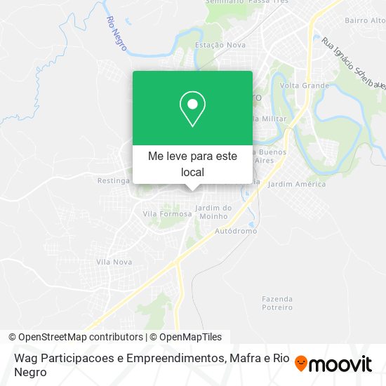 Wag Participacoes e Empreendimentos mapa