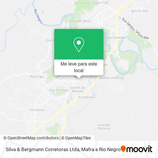 Silva & Bergmann Corretoras Ltda mapa