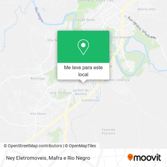 Ney Eletromoveis mapa