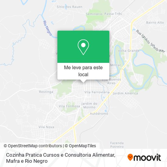 Cozinha Pratica Cursos e Consultoria Alimentar mapa