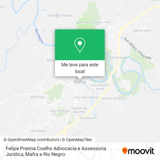 Felipe Preima Coelho Advocacia e Assessoria Jurídica mapa