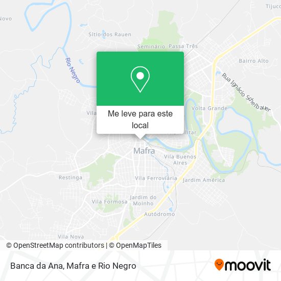 Banca da Ana mapa