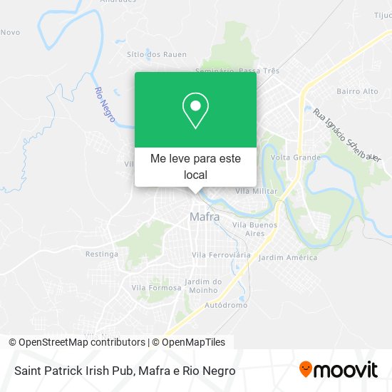 Saint Patrick Irish Pub mapa