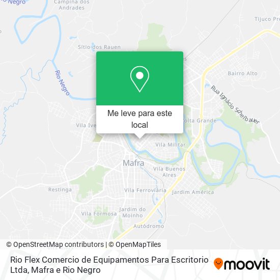 Rio Flex Comercio de Equipamentos Para Escritorio Ltda mapa