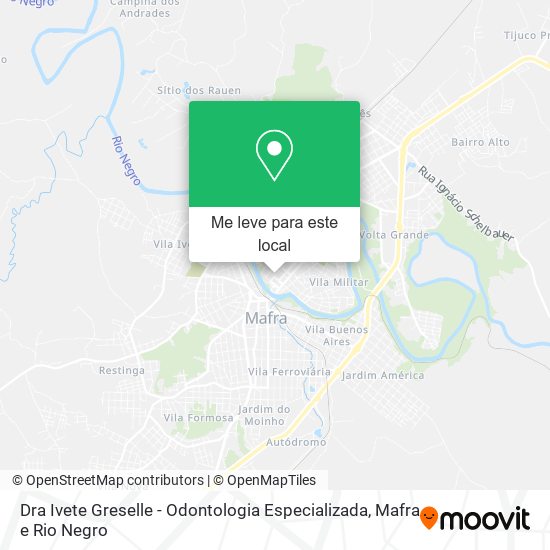 Dra Ivete Greselle - Odontologia Especializada mapa