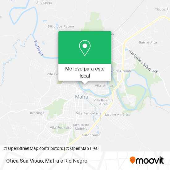 Otica Sua Visao mapa