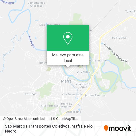 Sao Marcos Transportes Coletivos mapa