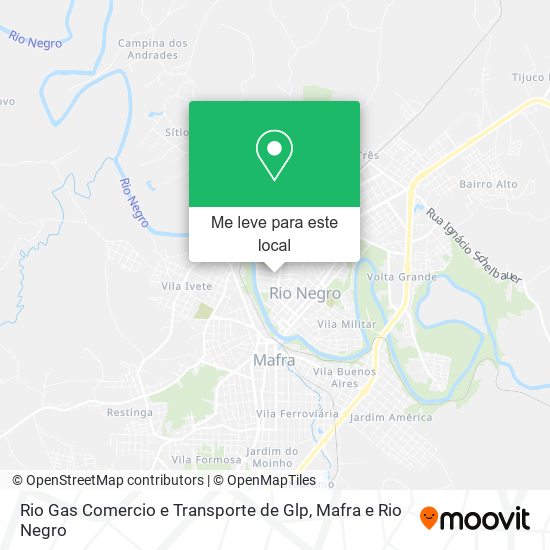 Rio Gas Comercio e Transporte de Glp mapa