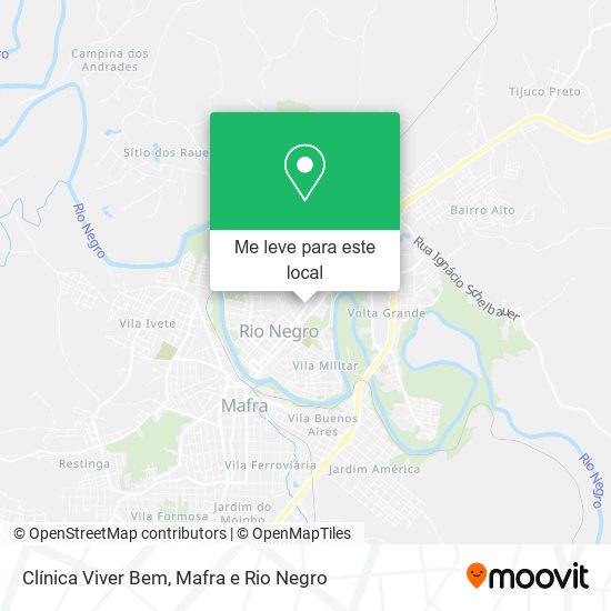 Clínica Viver Bem mapa