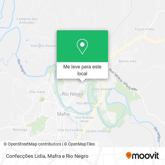 Confecções Lidia mapa