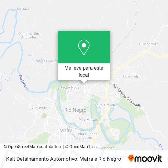 Kalt Detalhamento Automotivo mapa